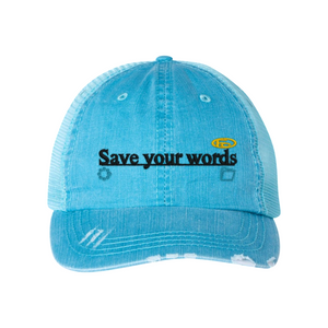 Save your words ball cap